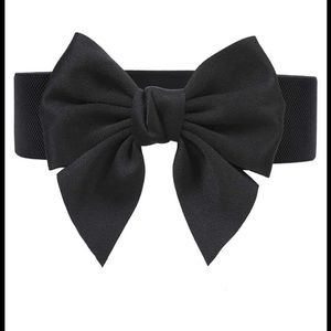 Black Bow waist belt.